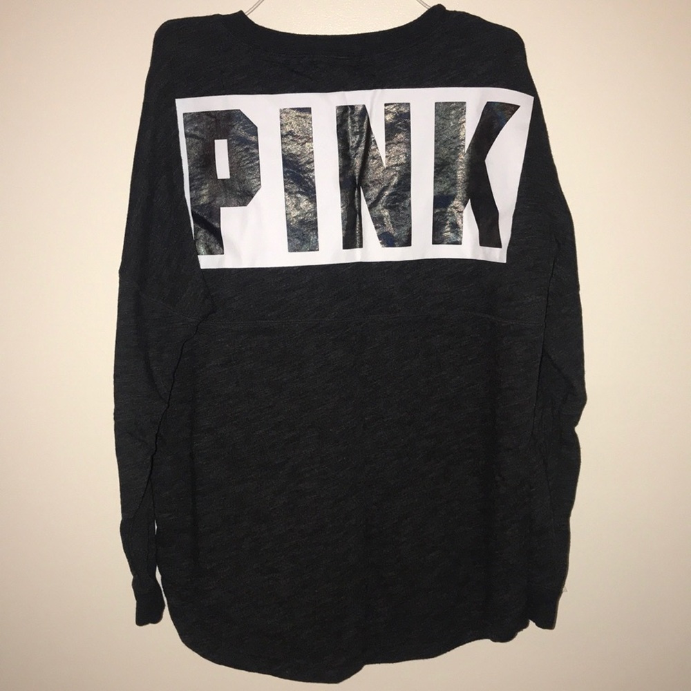 Oversized PINK long sleeve top